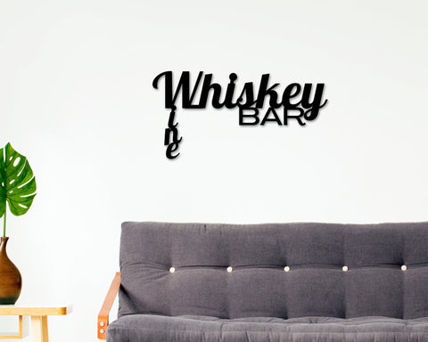 Personalized Bar Metal Sign, Whiskey Wine Bar Sign, Rustic Home Decor, Basement Bar, Wine Decor, Wine Bar Sign, Mother's Day Gift, Wine Gift Laser Cut Metal Signs Custom Gift Ideas