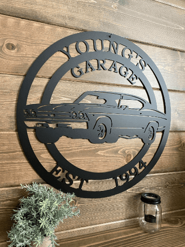 1969 Chevelle Car Garage Sign, Cut Metal Sign, Metal Wall Art, Metal House Sign Laser Cut Metal Signs Custom Gift Ideas