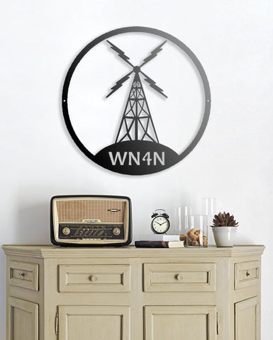 Ham Radio Gifts, Personalized Gift, Amateur Radio, Ham Radio Call Sign Laser Cut Metal Signs Custom Gift Ideas