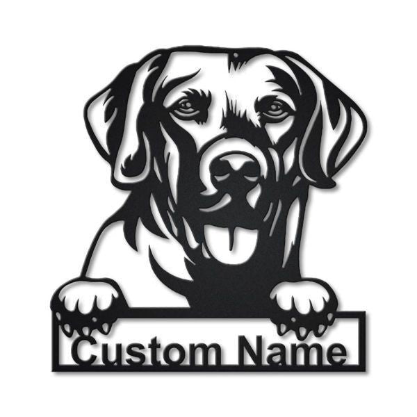 Chesapeake Bay Retriever Dog Personalized Metal Wall Decor, Cut Metal Sign, Metal Wall Art, Metal House Sign, Metal Laser Cut Metal Signs Custom Gift Ideas