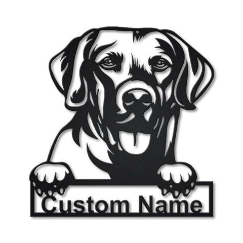 Chesapeake Bay Retriever Dog Personalized Metal Wall Decor, Cut Metal Sign, Metal Wall Art, Metal House Sign, Metal Laser Cut Metal Signs Custom Gift Ideas