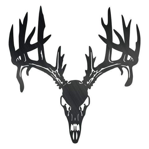 Deer Skull Customized Metal Signs, Custom Metal Sign, Custom Signs, Metal Sign Laser Cut Metal Signs Custom Gift Ideas