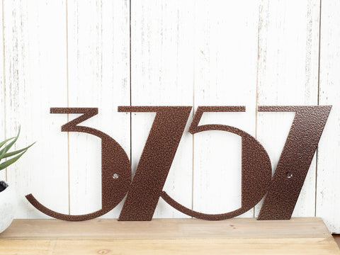Custom Modern Outdoor Metal House Numbers Copper, Art Deco, Modern House Numbers, Outdoor House Number Plaque Laser Cut Metal Signs Custom Gift Ideas