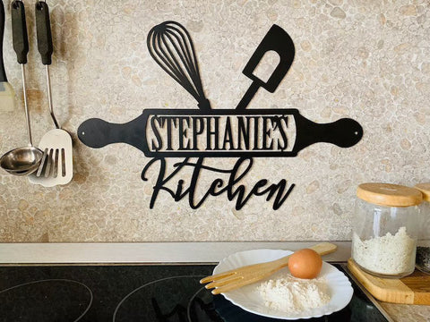 Kitchen I love my Kitchen Personalized Cut Metal Sign Laser Cut Metal Signs Custom Gift Ideas