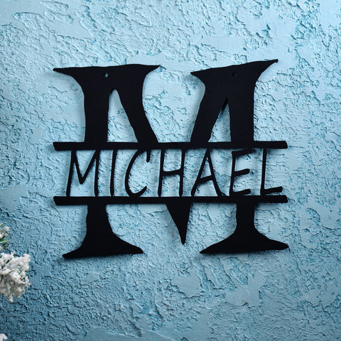 Housewarming Gift,custom Personalized Family Name Sign,name Sign Steel,custom Metal Sign,metal Sign Outdoor,front Porch Sign,last Name Sign Laser Cut Metal Signs Custom Gift Ideas