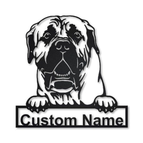 Boerboel Dog Personalized Metal Wall Decor, Cut Metal Sign, Metal Wall Art, Metal House Sign, Metal Laser Cut Metal Signs Custom Gift Ideas