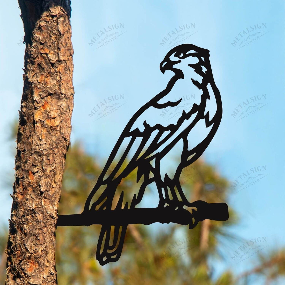 Hawk Metal Art, Garden Signs, Cut Metal Sign, Metal Wall Art, Metal House Sign Laser Cut Metal Signs Custom Gift Ideas