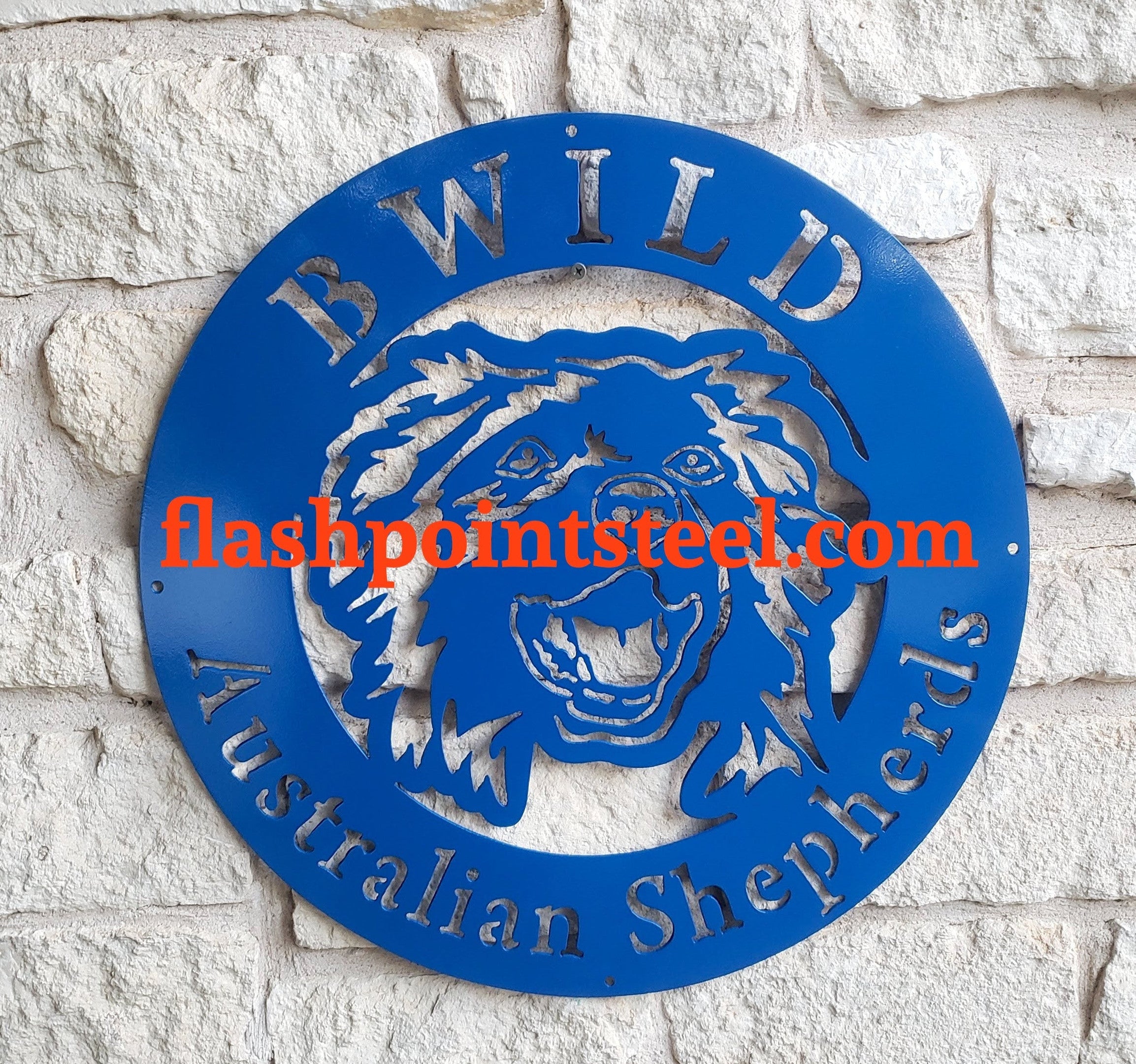 Australian Shepherd Dog Breed Sign, Entrance Sign, Wall Decor, Plasma Cut Steel Sign, Custom Sign, Welcome Sign, Personalized, Home Decor Laser Cut Metal Signs Custom Gift Ideas