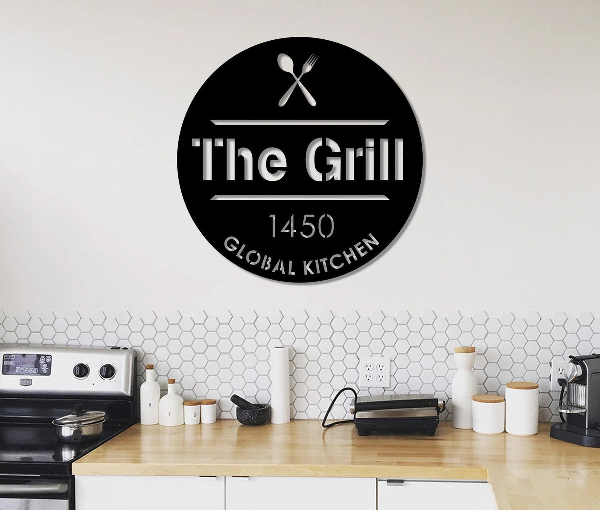 Personalized Backyard Bbq Metal Sign, Outdoor Wall Decor, Metal Wall Decor, Bbq Decor, Metal Sign, Grill Gifts For Dad,outdoor Kitchen Laser Cut Metal Signs Custom Gift Ideas