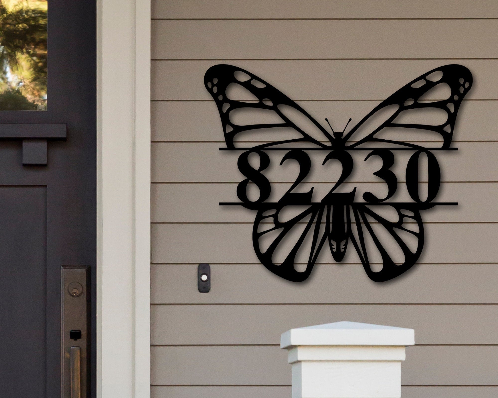 Butterfly Wall Art, Butterfly Wall Decor, Metal Wall Decor, Butterfly Art, Welcome Sign, Butterfly Decor, Last Name Sign, Custom Butterfly Laser Cut Metal Signs Custom Gift Ideas