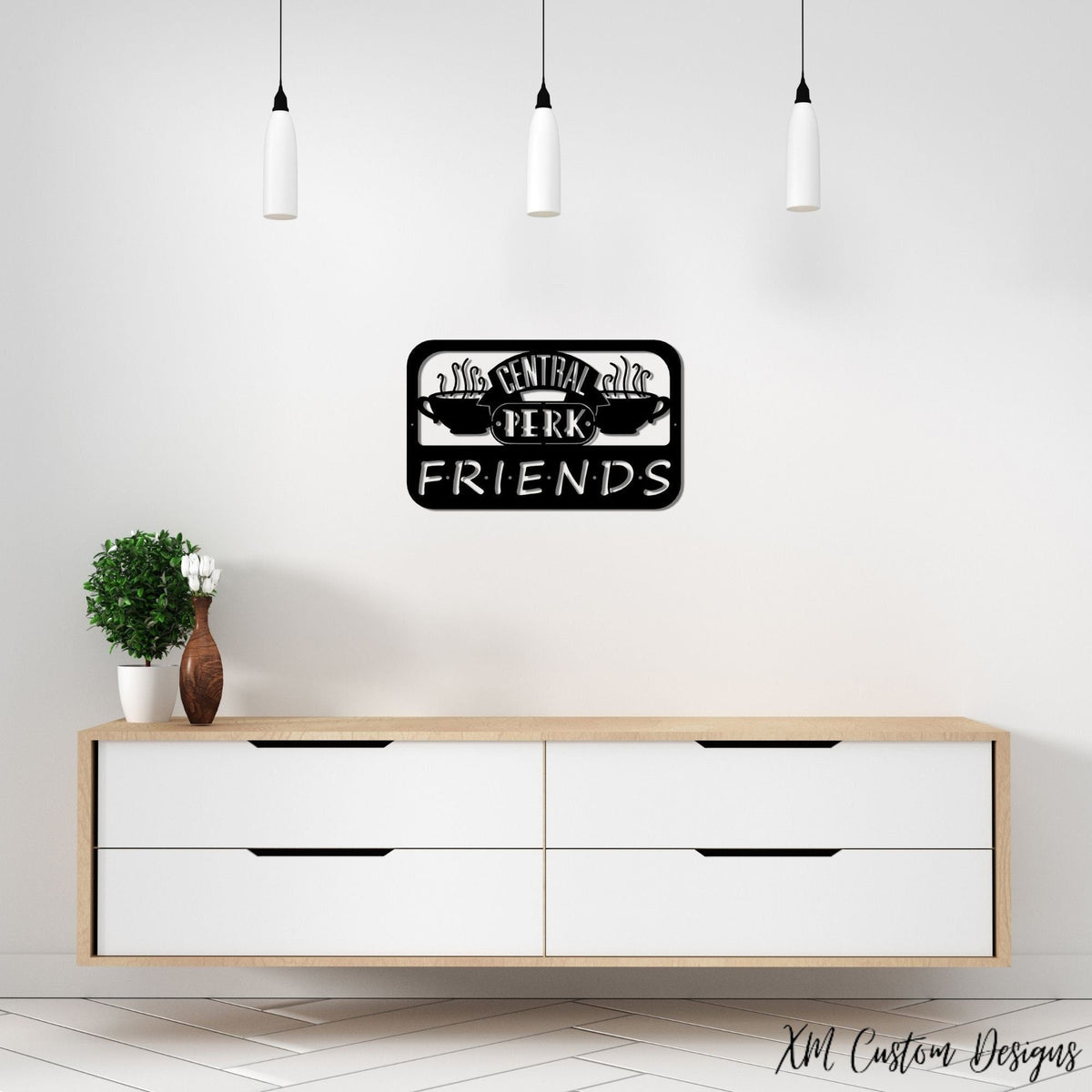 Friends Decor, Metal Friends Sign Decor, Central Perk Wall Decor, Coffee Shop Wall Art, Coffee Sign Decoration, Non Rust Metal Sign Laser Cut Metal Signs Custom Gift Ideas