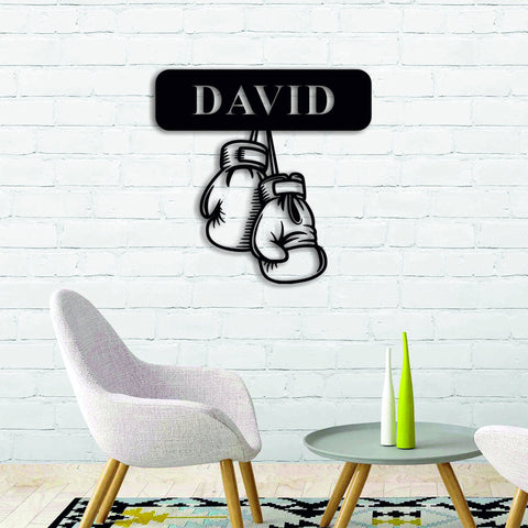 Personalized Boxing Sign,custom Sign, Wall Hanging, Deer Sign,home Decor,custom Name Sign,custom Home Decor,personalized, Boxer,sign,fitness Laser Cut Metal Signs Custom Gift Ideas