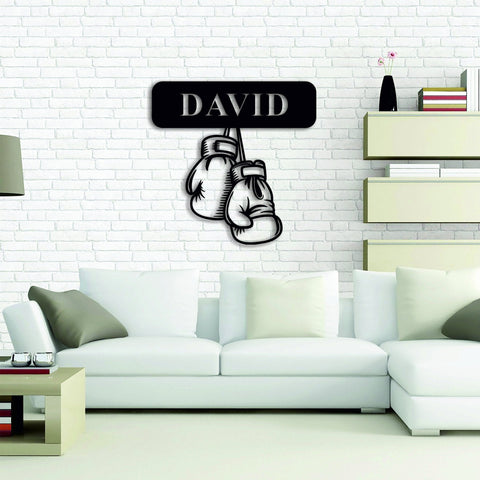 Personalized Boxing Sign,custom Sign, Wall Hanging, Deer Sign,home Decor,custom Name Sign,custom Home Decor,personalized, Boxer,sign,fitness Laser Cut Metal Signs Custom Gift Ideas