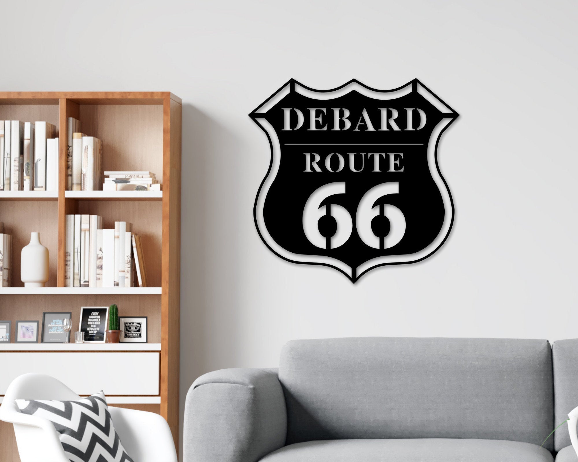 Your Name Route 66, Personalized Shield Metal Sign, Man Cave Sign, Route 66 Sign, Metal Sign, Gift For Him, Route 66 Home Decor Laser Cut Metal Signs Custom Gift Ideas