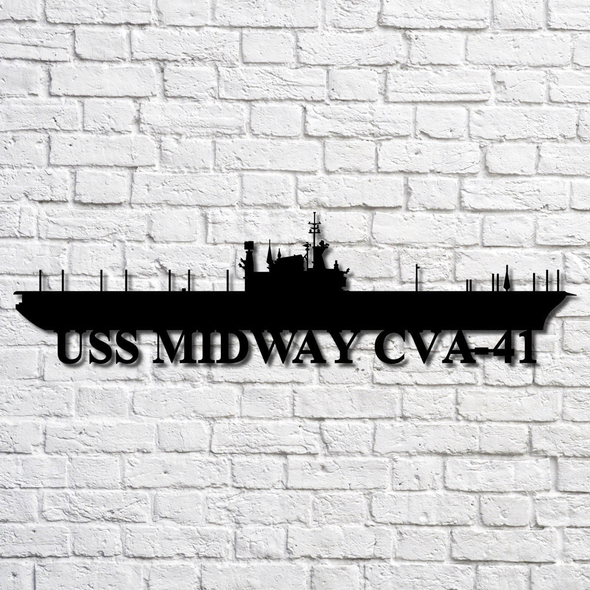 Uss Midway Cva41 V2 Navy Ship Metal Art, Gift For Navy Veteran, Navy Ships Silhouette Metal Art, Navy Home Decor Laser Cut Metal Signs Custom Gift Ideas