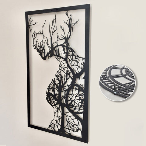 Mom Woman Tree Forest Found my soul Cut Metal Sign Laser Cut Metal Signs Custom Gift Ideas