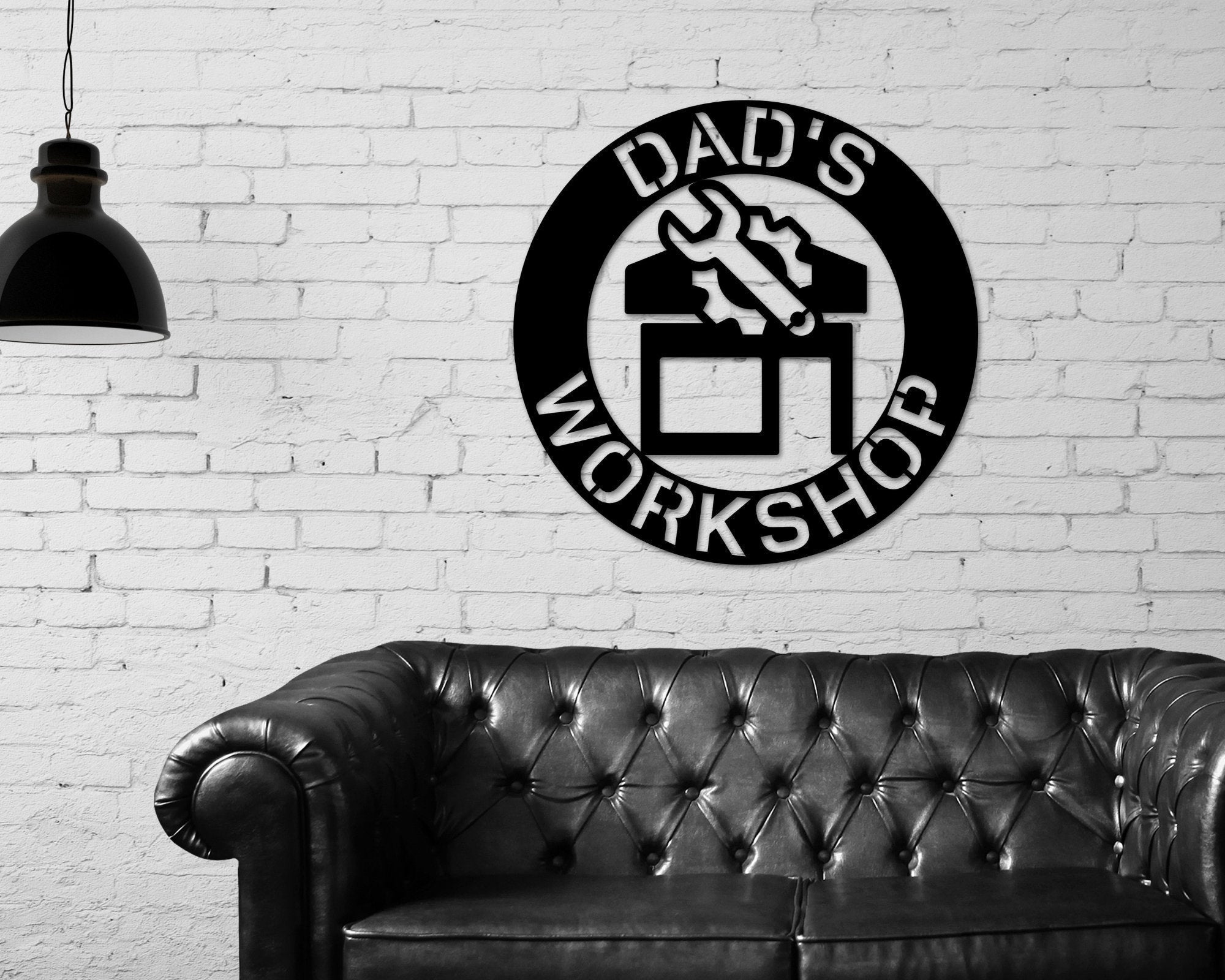 Personalized Fathers Day Gift, Sign For Dad, Daddys Workshop, Dads Garage Sign, Workshop, Fathers Day Gift, Gift For Husband, Daddy Daughter Laser Cut Metal Signs Custom Gift Ideas