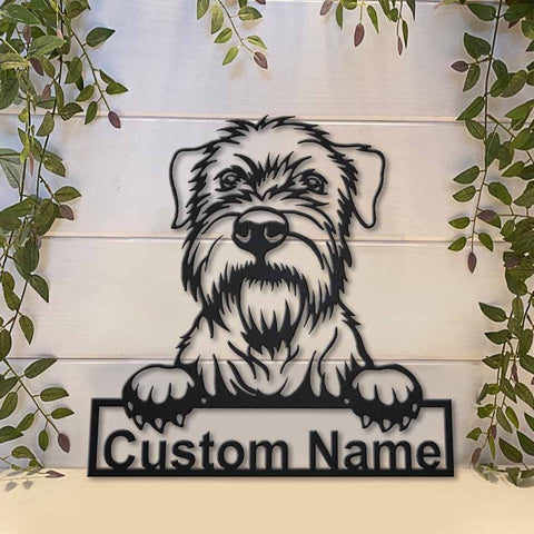Personalized Wheaten Terrier Dog Metal Sign Art, Custom Wheaten Terrier Dog Metal Sign, Dog Gift, Birthday Gift, Animal Funny, Laser Cut Metal Signs Custom Gift Ideas