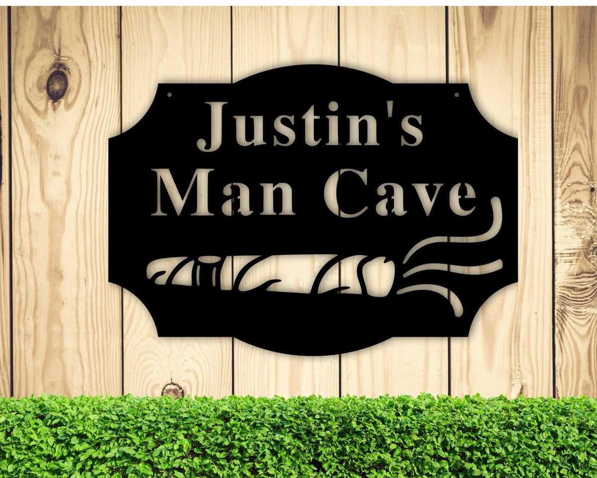 Personalized Metal Sign Outdoor, Outdoor Kitchen Sign, Personalized Bar Sign, Bar Sign For Home Bar, Whiskey Bar Sign, Custom Cigar Home Bar Laser Cut Metal Signs Custom Gift Ideas