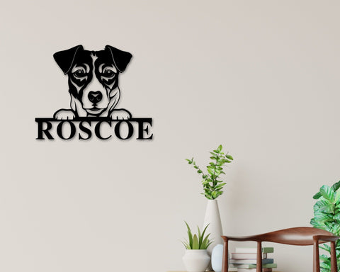 Jack Russell Terrier Dog Sign, Jack Russell Terrier Metal Sign, Jack Russell Terrier Name Sign, Pet Name Sign, Dog Lover Sign, Gift For Pet Laser Cut Metal Signs Custom Gift Ideas