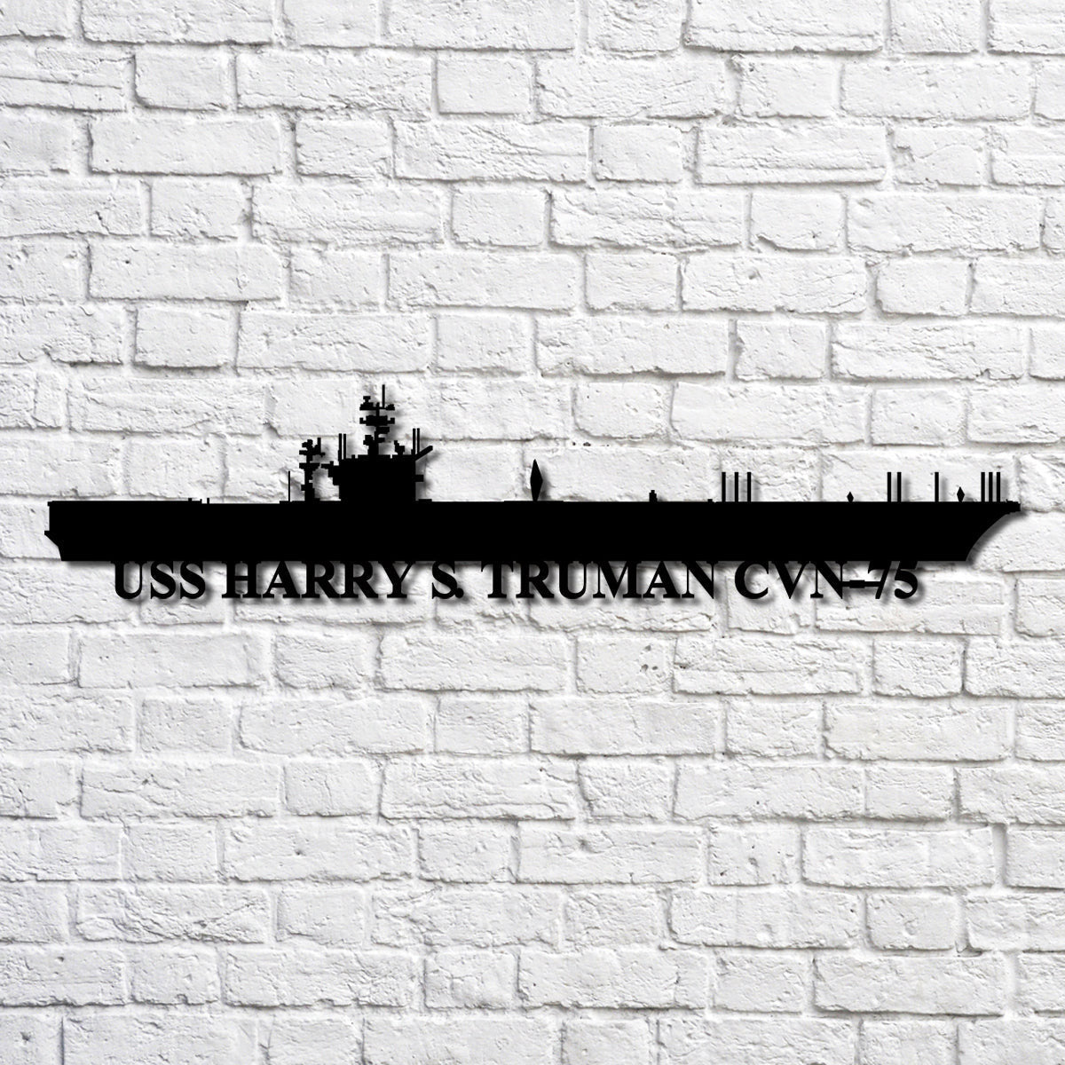 Uss Harry S. Truman (cvn75) Navy Ship Metal Art, Custom Us Navy Ship Cut Metal Sign, Gift For Navy Veteran, Navy Ships Silhouette Metal Art, Navy Home Decor Laser Cut Metal Signs Custom Gift Ideas