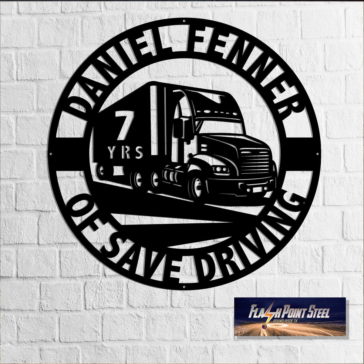 Trucker Truck Driver Sign, Metal Art, Semi Truck Sign, Retired Driver, Personalized Retired Sign, Truck Driver Awards, Retired Trucker Gift Laser Cut Metal Signs Custom Gift Ideas