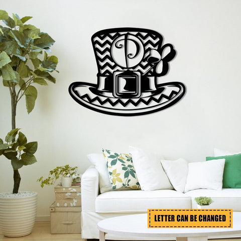 Personalized Leprechaun Hat Irish Celtic Metal Sign, Metal Laser Cut Metal Signs Custom Gift Ideas