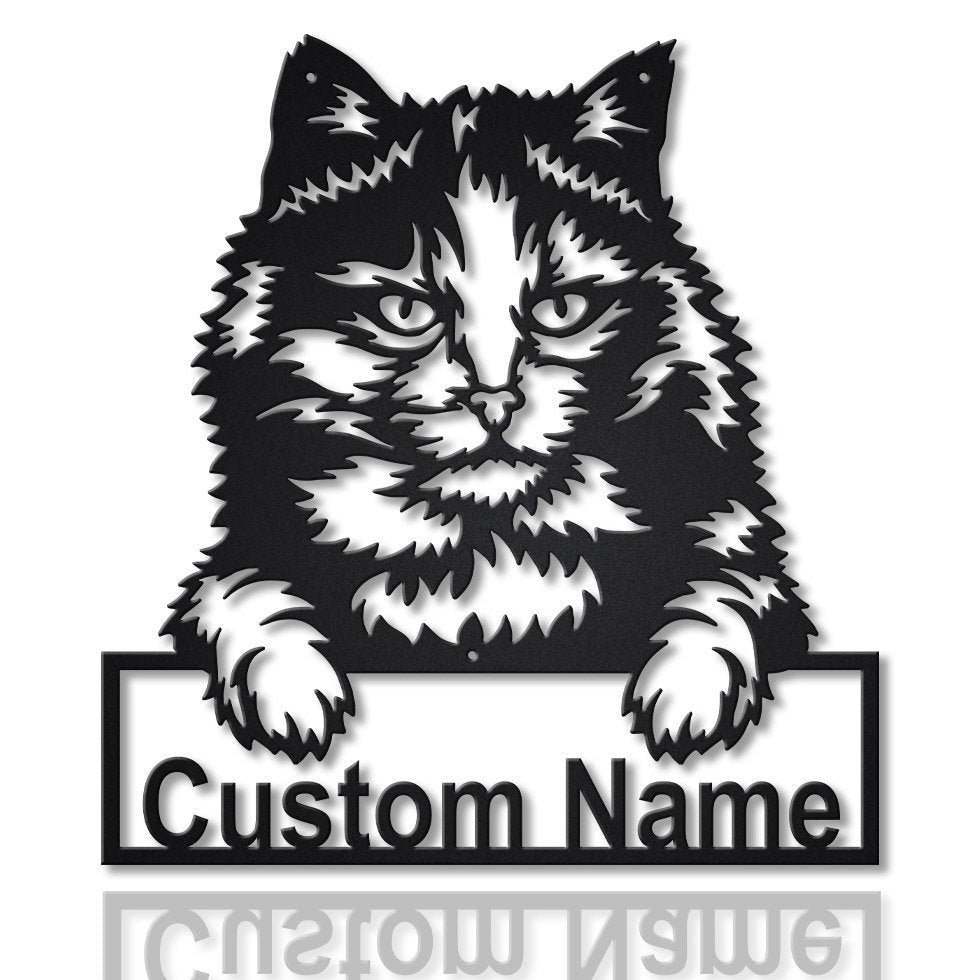 Personalized Tortoiseshell Cat Metal Sign Art, Custom Tortoiseshell Cat Metal Sign, Animal Gift, Pets Gift, Birthday Gift, Laser Cut Metal Signs Custom Gift Ideas