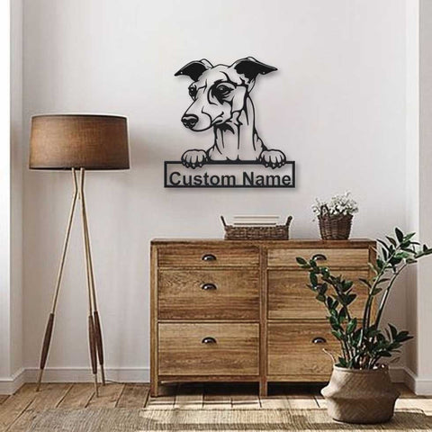 Personalized Italian Grayhound Dog Metal Sign Art, Custom Italian Grayhound Dog Metal Sign, Birthday Gift, Animal Funny, Laser Cut Metal Signs Custom Gift Ideas