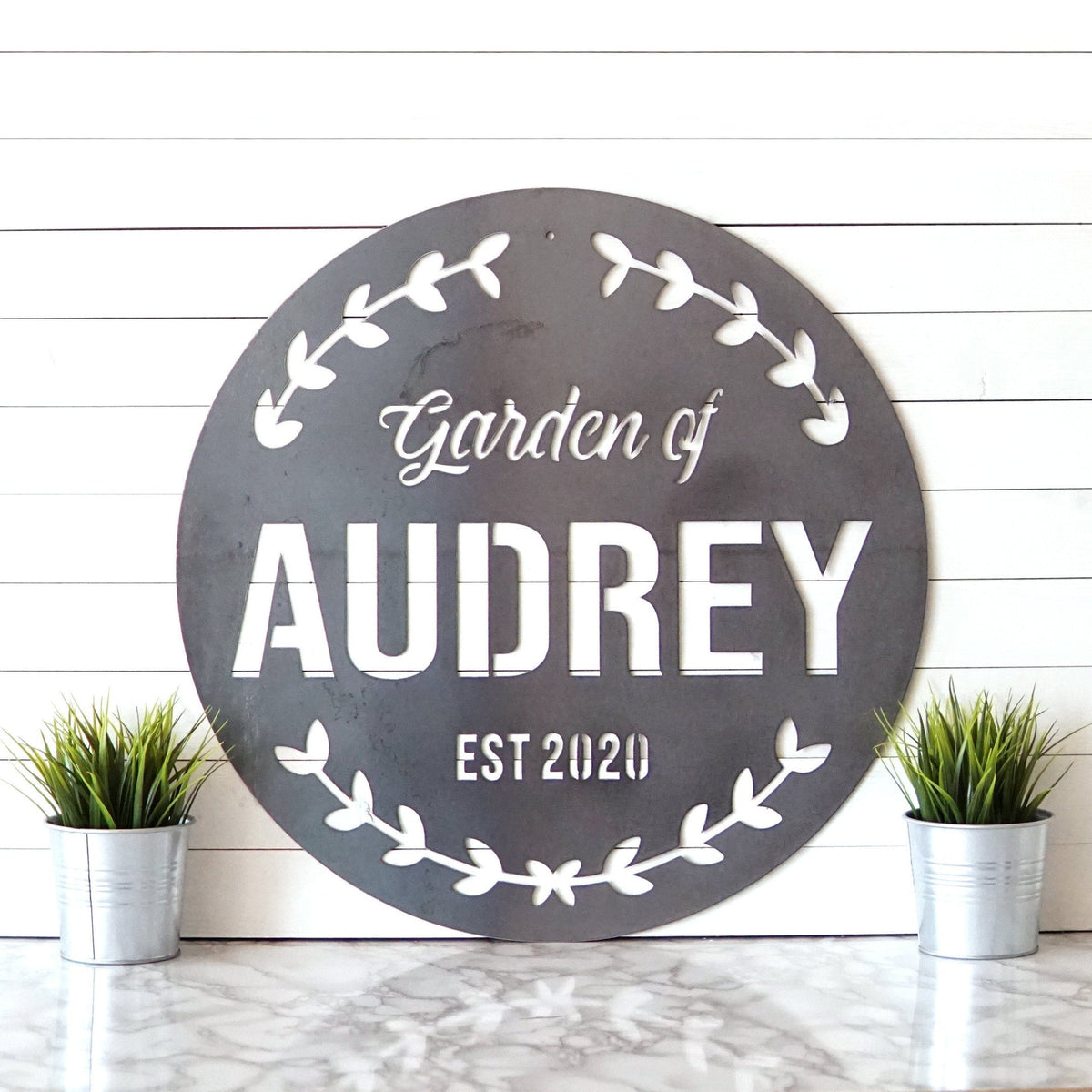 Personalized Garden Sign, Custom Garden Sign, Garden Plaque, Metal Garden Sign, Outdoor Sign, She Shed, Gift For Mom, Gifts For Her, Laser Cut Metal Signs Custom Gift Ideas