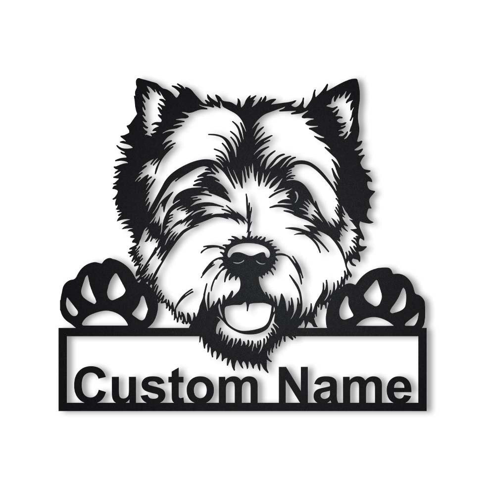 Personalized West Highland White Terrier Dog Metal Sign Art, Custom West Highland White Terrier Dog Metal Signfather's Day Gift|pets Gift, Laser Cut Metal Signs Custom Gift Ideas