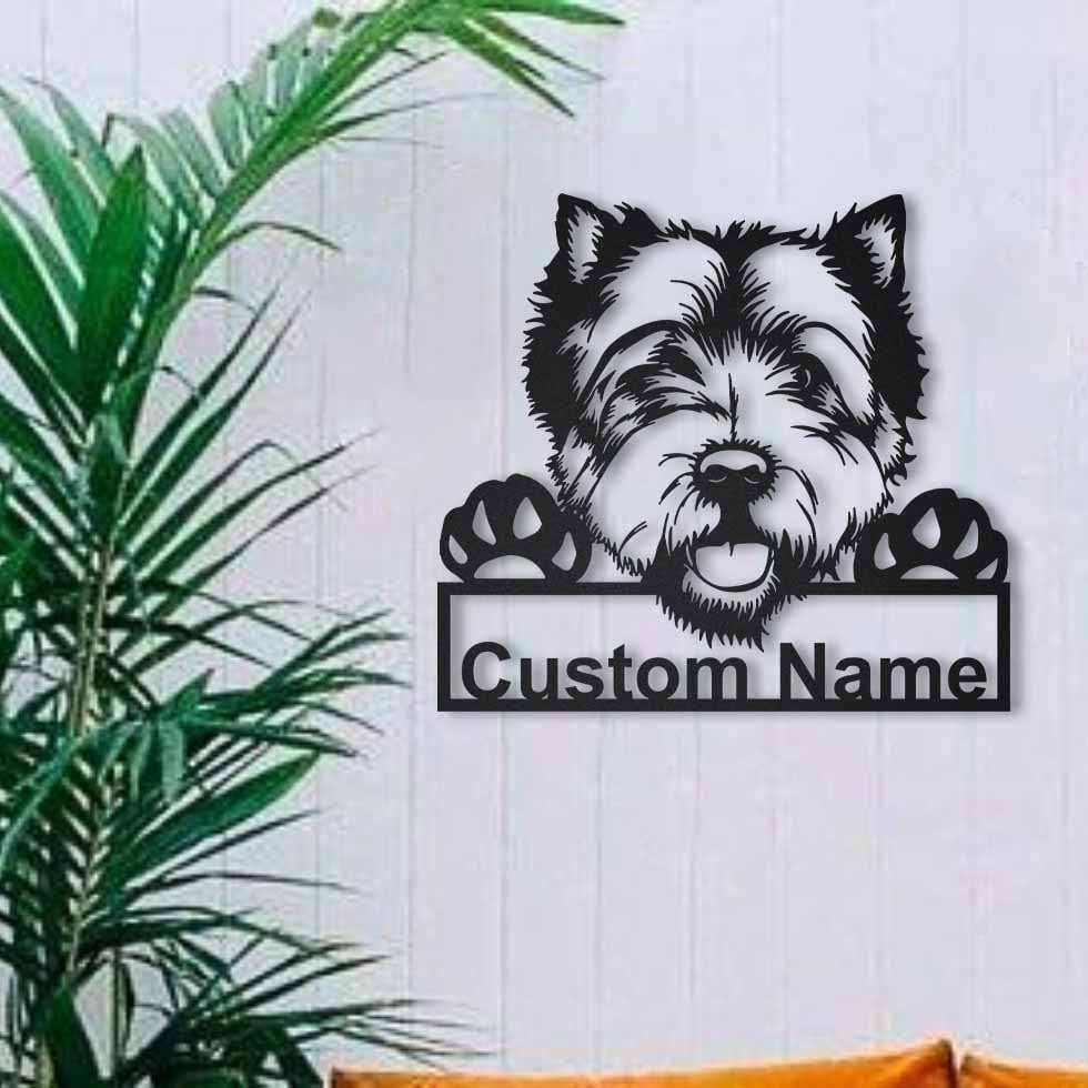 Personalized West Highland White Terrier Dog Metal Sign Art, Custom West Highland White Terrier Dog Metal Signfather's Day Gift|pets Gift, Laser Cut Metal Signs Custom Gift Ideas