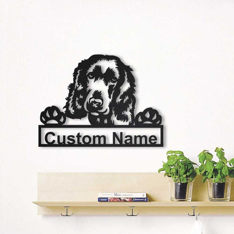 Personalized English Cocker Spaniel Dog Metal Sign Art, Custom English Cocker Spaniel Metal Sign, Dog Gift, Birthday Gift, Animal Funny, Laser Cut Metal Signs Custom Gift Ideas