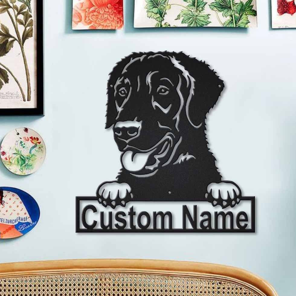 Personalized Curlycoated Retriever Dog Metal Sign Art, Custom Curlycoated Retriever Metal Sign, Gifts Funny, Animal Custom, Dog Gift, Laser Cut Metal Signs Custom Gift Ideas