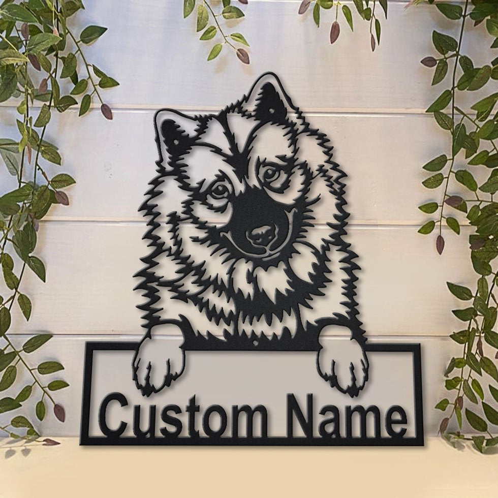 Personalized Eurasier Dog Metal Sign Art, Custom Eurasier Metal Sign, Dog Gift, Birthday Gift, Animal Funny, Laser Cut Metal Signs Custom Gift Ideas