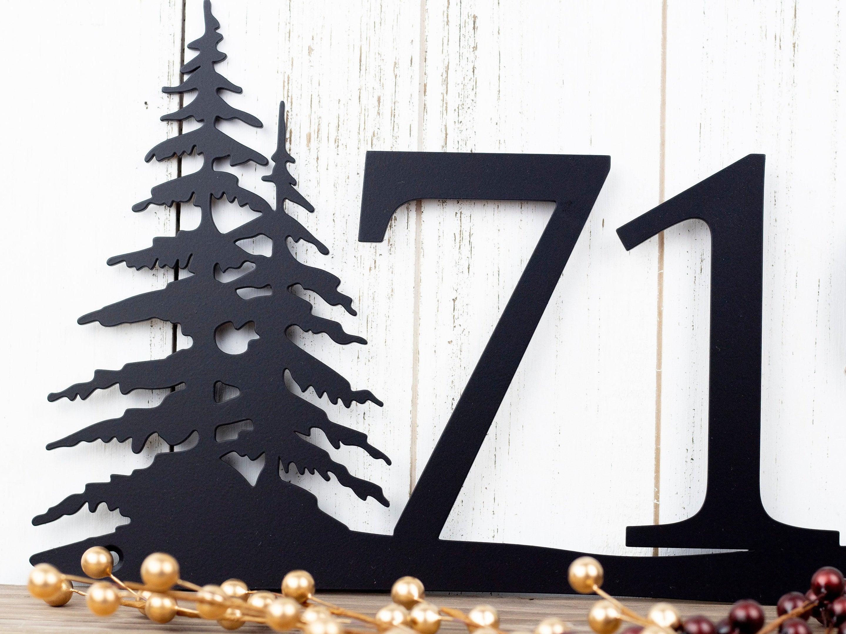 Rustic House Number, Metal Sign, House Numbers, Address Sign, Address Plaque, Custom Metal Sign, Metal Address, Personalized Sign, Laser Cut Metal Signs Custom Gift Ideas