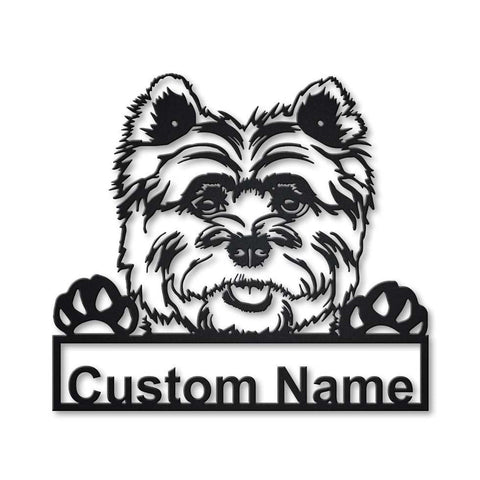 Personalized Cairn Terrier Dog Metal Sign Art, Custom Cairn Terrier Dog Metal Sign, Dog Gift, Birthday Gift, Animal Funny, Laser Cut Metal Signs Custom Gift Ideas