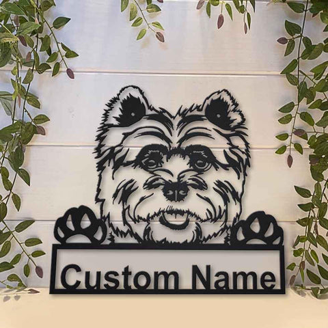 Personalized Cairn Terrier Dog Metal Sign Art, Custom Cairn Terrier Dog Metal Sign, Dog Gift, Birthday Gift, Animal Funny, Laser Cut Metal Signs Custom Gift Ideas