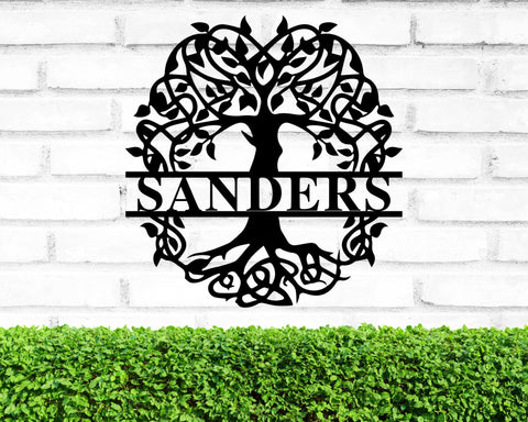 Front Porch Sign, Family Name Metal Sign, Welcome Sign, Custom Last Name Sign, Personalized Metal Wall Decor, Custom Living Room Wall Decor, Metal Laser Cut Metal Signs Custom Gift Ideas