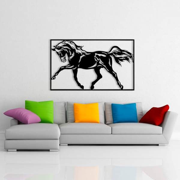 Horse Scene 2 Personalized Horse Metal Sign, Horseshoe Art, Western Decor, Initial Metal Sign, Housewarming Gift, Farmhouse Decor Afculture Metal Wall Art, Metal Laser Cut Metal Signs Custom Gift Ideas