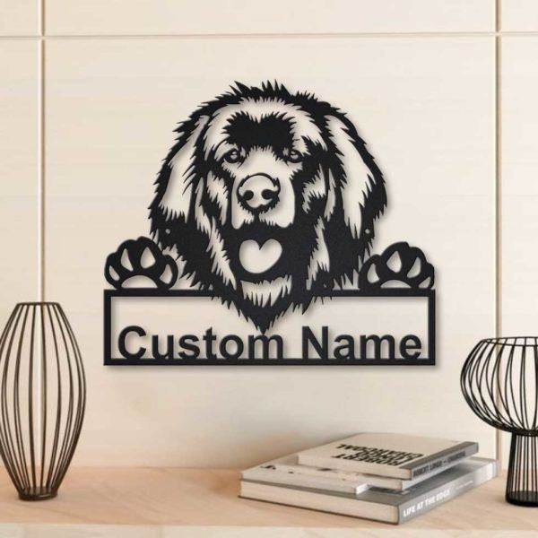 Leonberger Dog Personalized Metal Wall Decor, Cut Metal Sign, Metal Wall Art, Metal House Sign, Metal Laser Cut Metal Signs Custom Gift Ideas