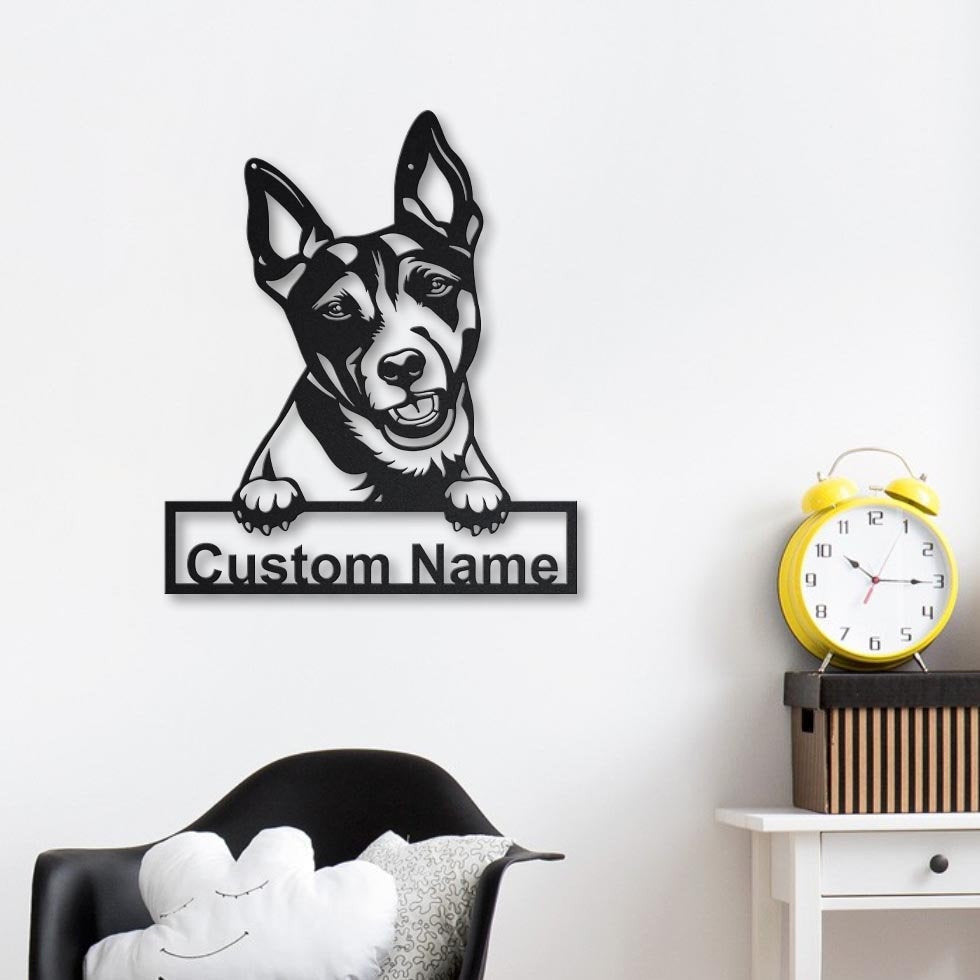 Personalized Rat Terrier Dog Metal Sign Art, Custom Rat Terrier Dog Metal Sign, Animal Funny, Father's Day Gift, Pets Giftbirthay Gift, Laser Cut Metal Signs Custom Gift Ideas