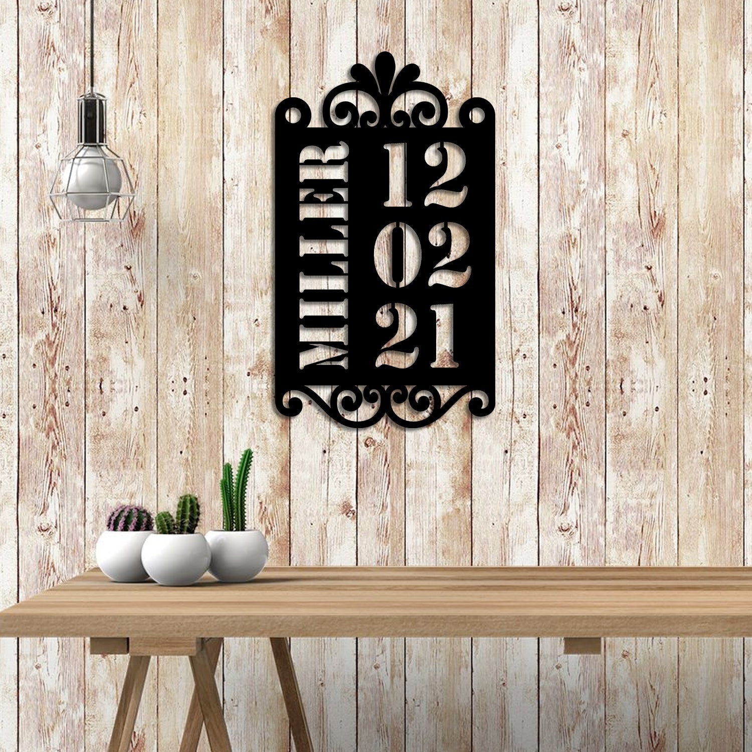 Valentines Day Metal Sign, Custom Home Decor Gift For Couple, Wedding, Anniversary Housewarming Wall Art, Metal Laser Cut Metal Signs Custom Gift Ideas
