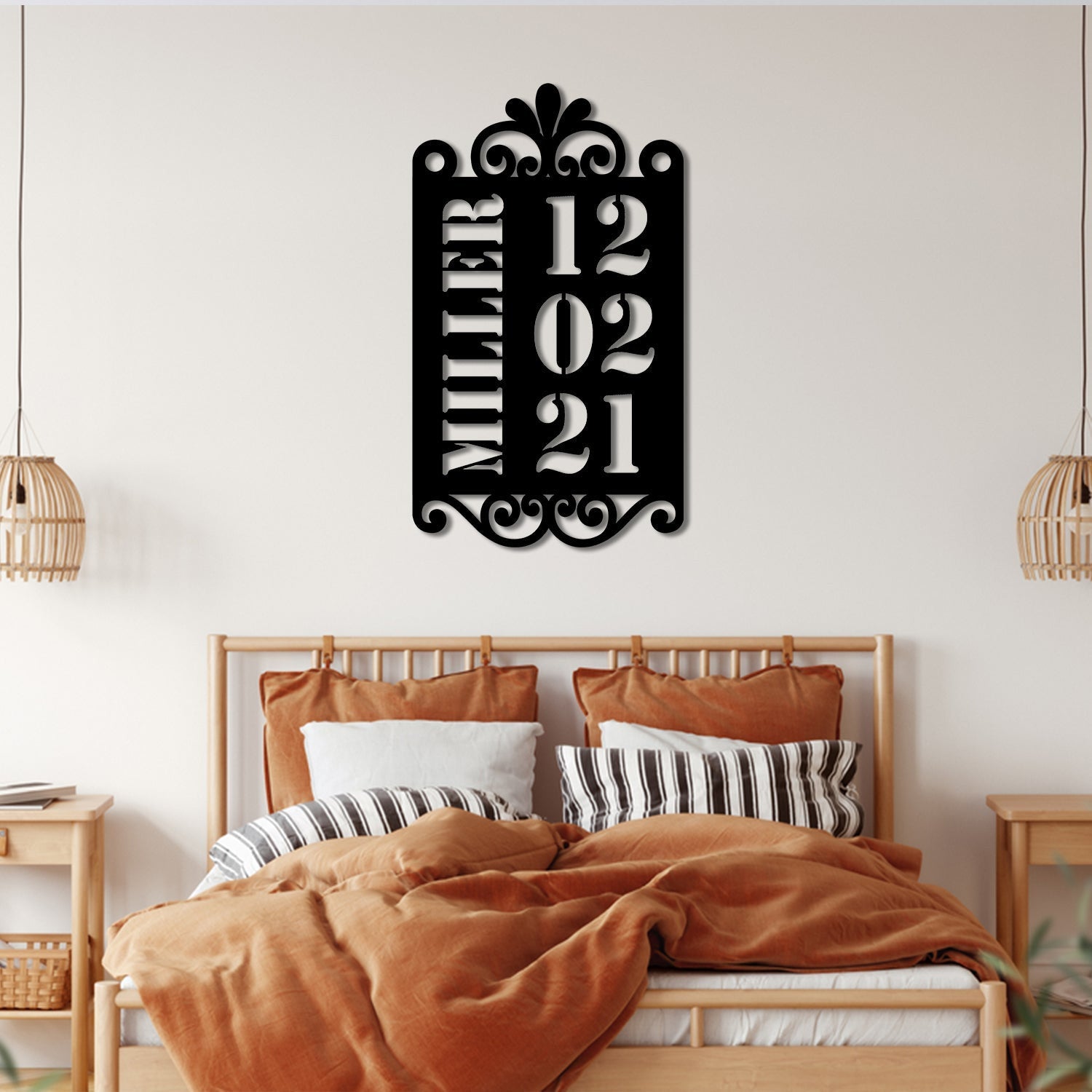 Valentines Day Metal Sign, Custom Home Decor Gift For Couple, Wedding, Anniversary Housewarming Wall Art, Metal Laser Cut Metal Signs Custom Gift Ideas