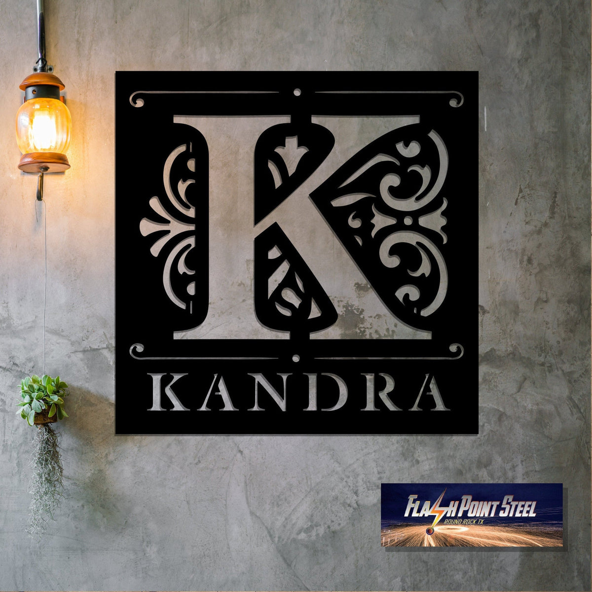 Aeticon PrintPrint Monogram, Last Name, Metal Wall Art, Steel Art, Holiday Gift, Personalized Gift, Ornament, Hanging Wreath, Family Monogram Sign Laser Cut Metal Signs Custom Gift Ideas