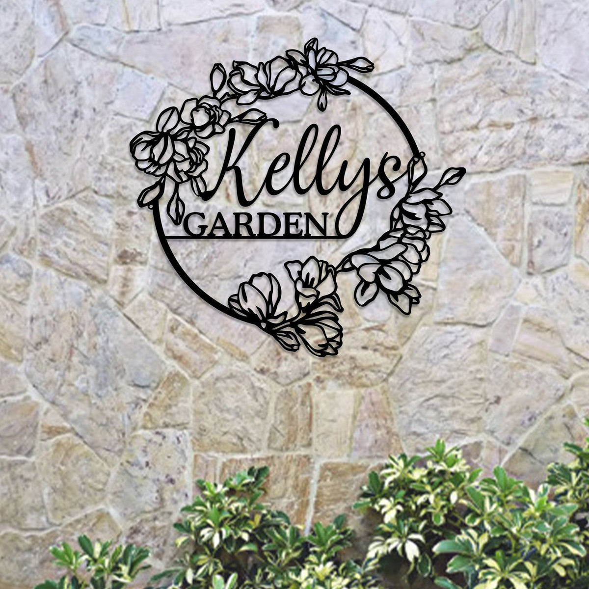 Personalized Garden Metal Sign, Garden Decor, Custom Name, Gift For Gardener, Gift For Plant Mom, Garden Accessories, Outdoor Decor, Laser Cut Metal Signs Custom Gift Ideas