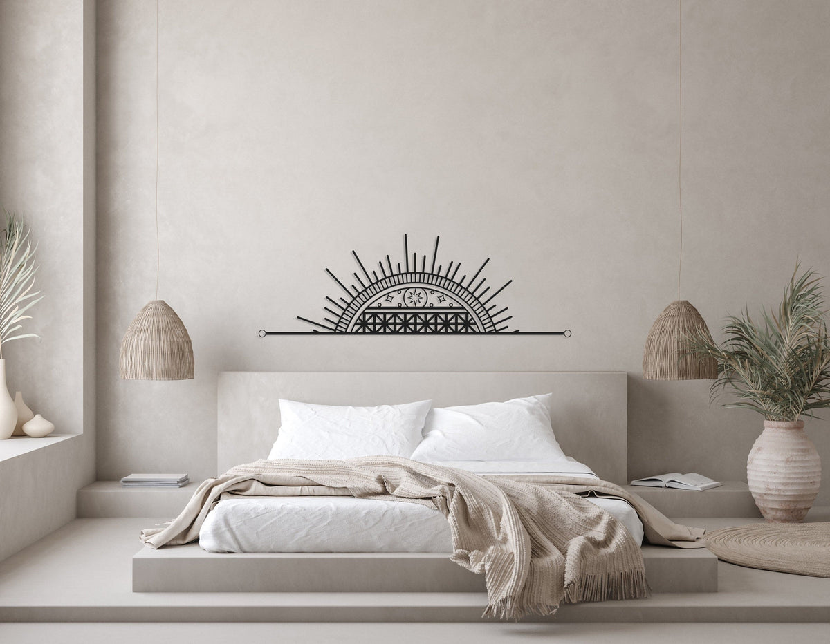 Sun Metal Mandala Wall Art, Above Bed Decor, Metal Wall Decor, Office Living Room Decor, Housewarming Gift, Home Decor,, Metal Laser Cut Metal Signs Custom Gift Ideas