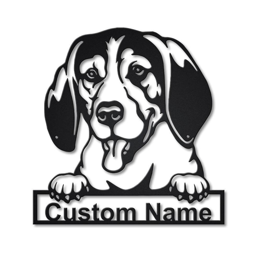 Personalized Treeing Walker Coonhound Dog Metal Sign Art, Custom Treeing Walker Coonhound Dog Metal Sign, Father's Day Gift, Pets Gift, Laser Cut Metal Signs Custom Gift Ideas