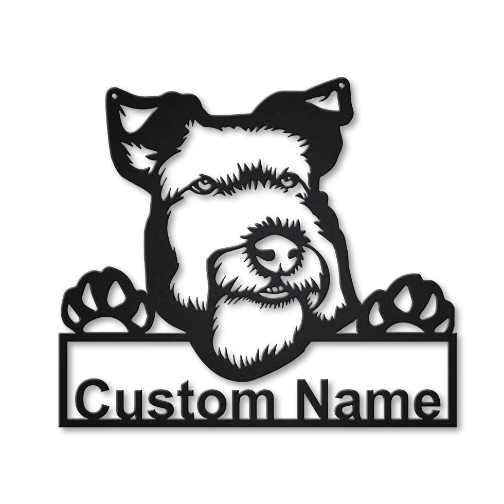 Personalized Welsh Terrier Dog Metal Sign Art, Custom Welsh Terrier Dog Metal Sign, Father's Day Gift, Pets Gift, Birthday Gift, Laser Cut Metal Signs Custom Gift Ideas