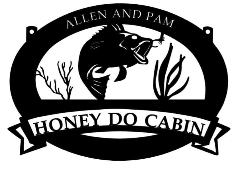 Personalized Metal Trout Fish Or Catfish Or Bass Fish With Lure Sign,gone Fishin Sign,fisherman Address Sign, Laser Cut Fisherman Sign, Metal Wall Art, Metal House Sign, Metal Laser Cut Metal Signs Custom Gift Ideas